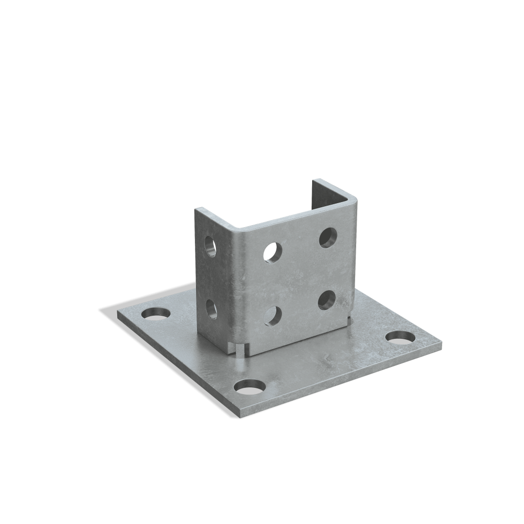 Double Channel Post Base