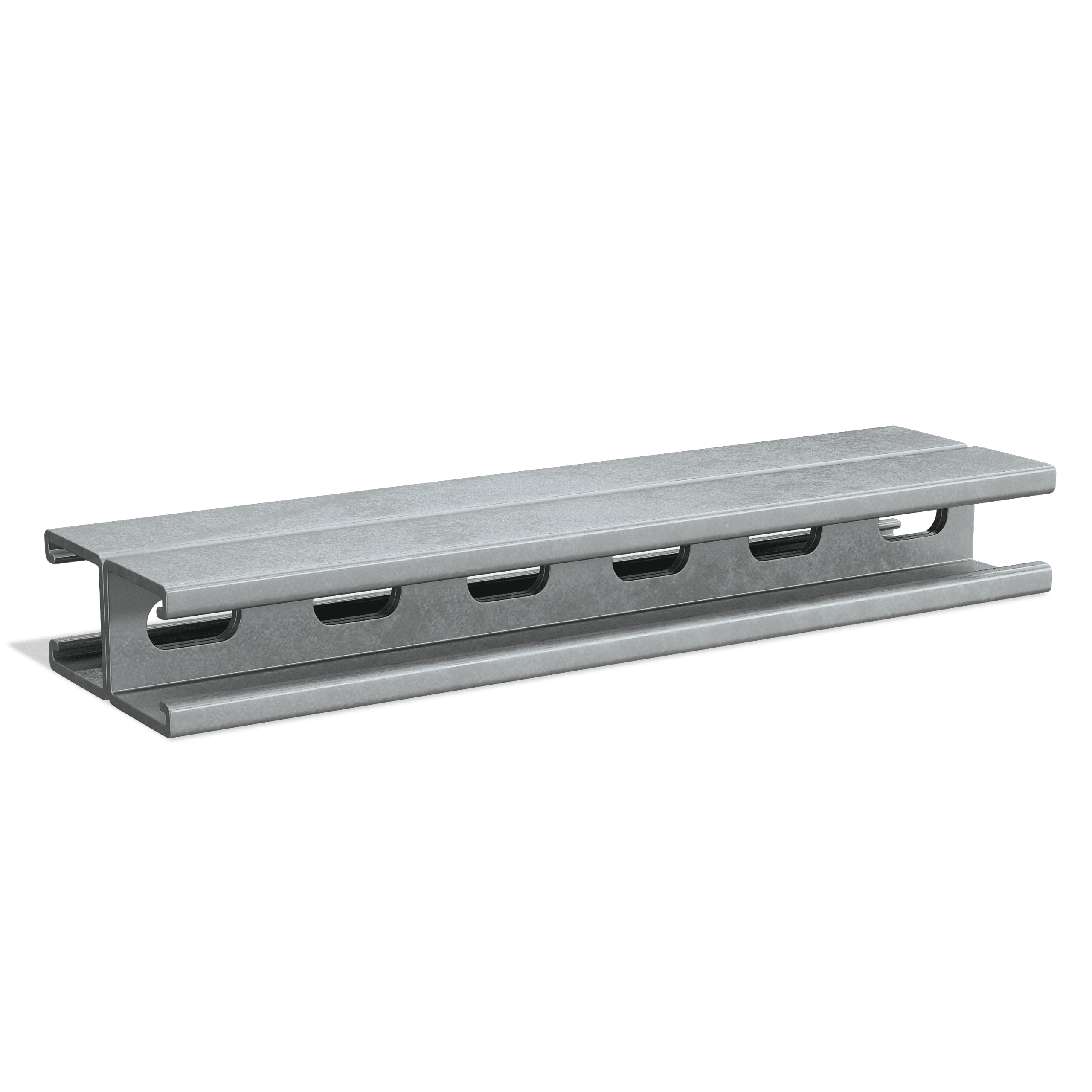 Strut Channel Back to Back, Elongated Holes (Deep Profile)